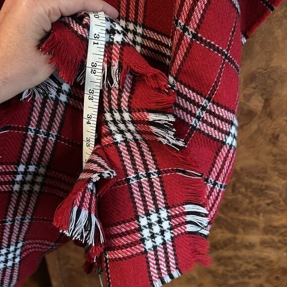 Loft plaid shawl M/L - Picture 5 of 5